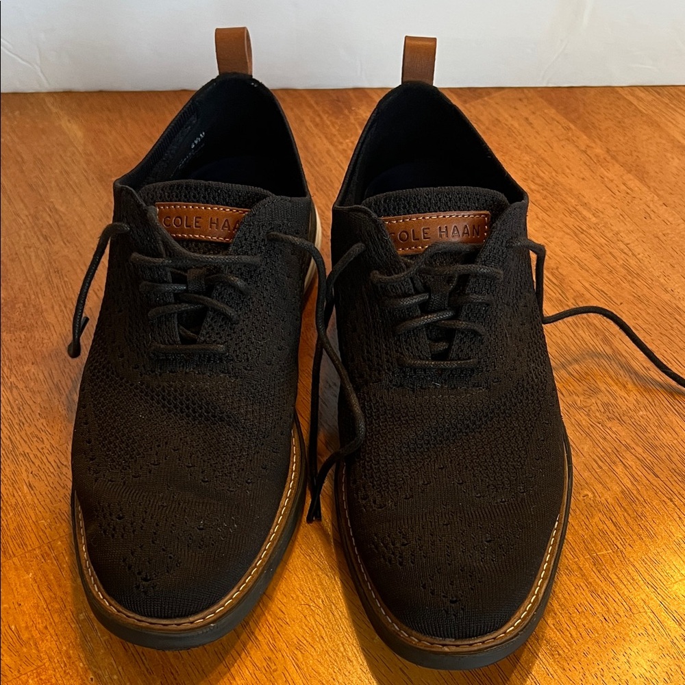 Cole Haan Men's Black Zerogrand Stitchlite Oxford Shoe